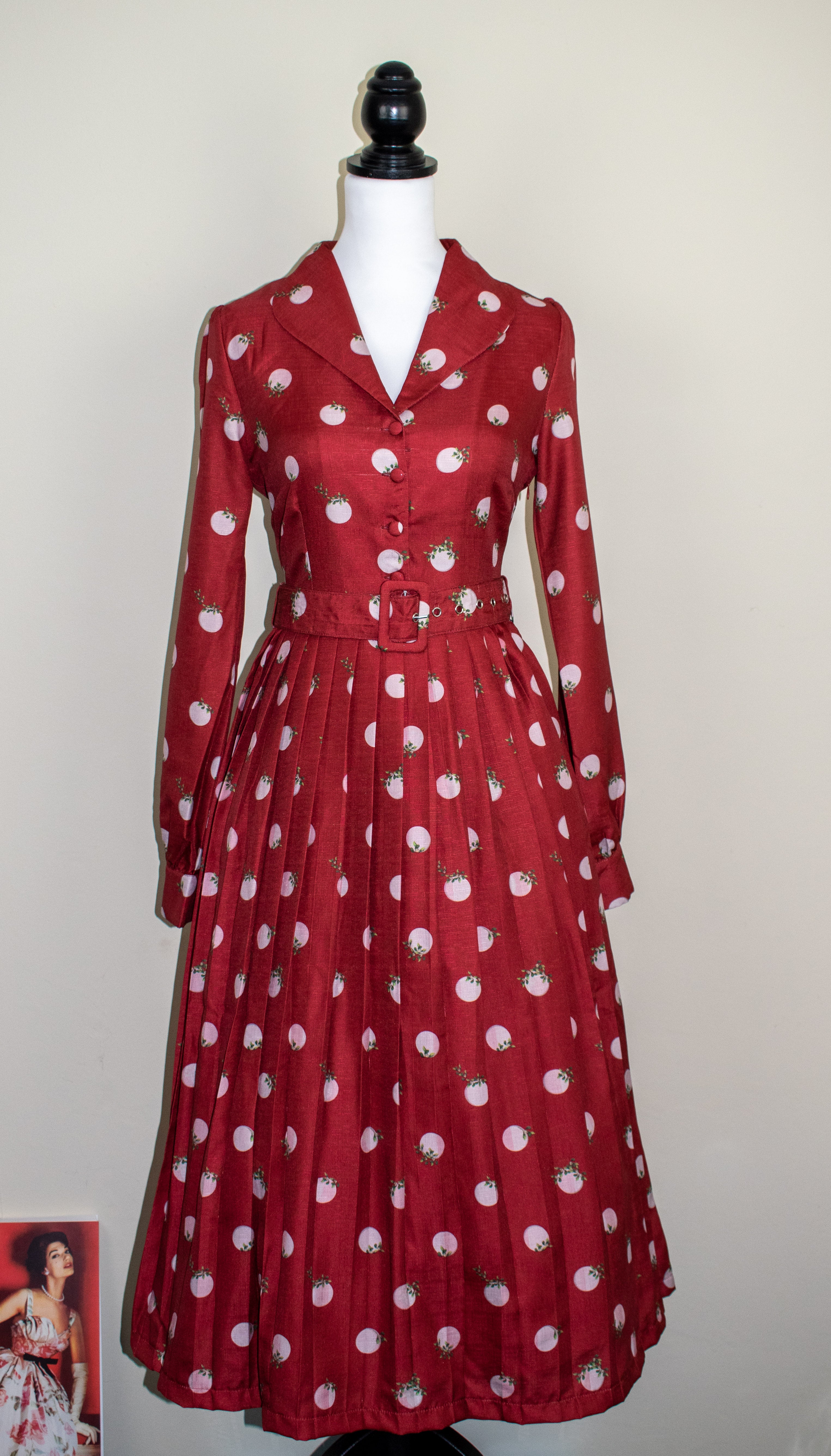 Lindy bop red store polka dot dress